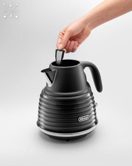 Delonghi scultura grey kettle sale