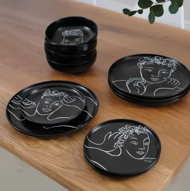 Carrol Boyes Sketch Book Black Dinner Plate Each Adams carrol-boyes-sketch-book-black-dinner-plate-each-adams
