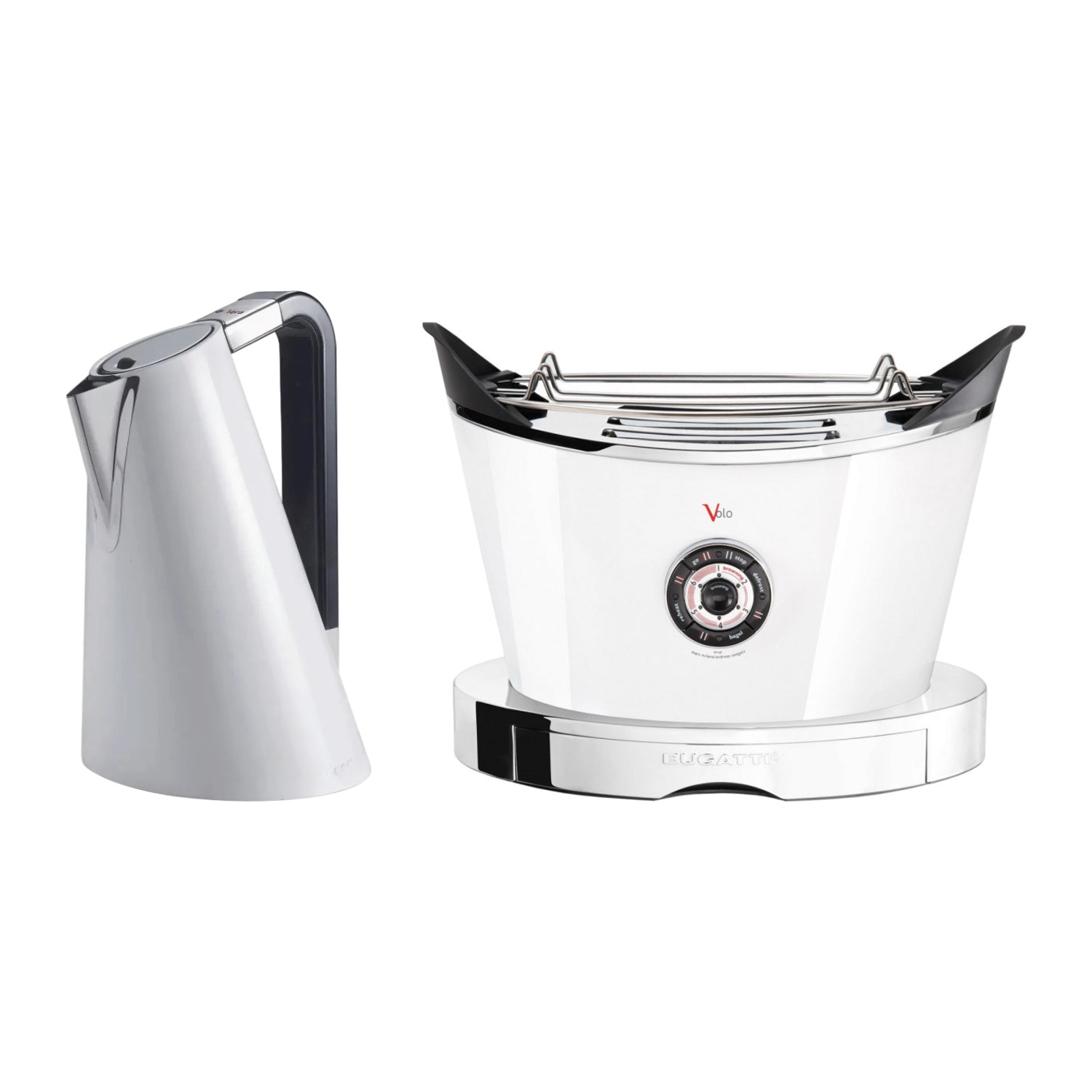 Bugatti Vera Easy & Volo Kettle & Toaster Set White
